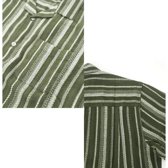 OBEY（オベイ） OBEY HUGH SS SHIRT - DARK SAGE MULTI 181210455-26P 