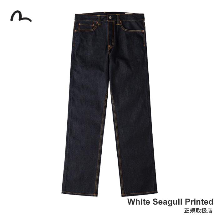 EVISU（エヴィス） HT, White Seagull Printed Pocket Jeans