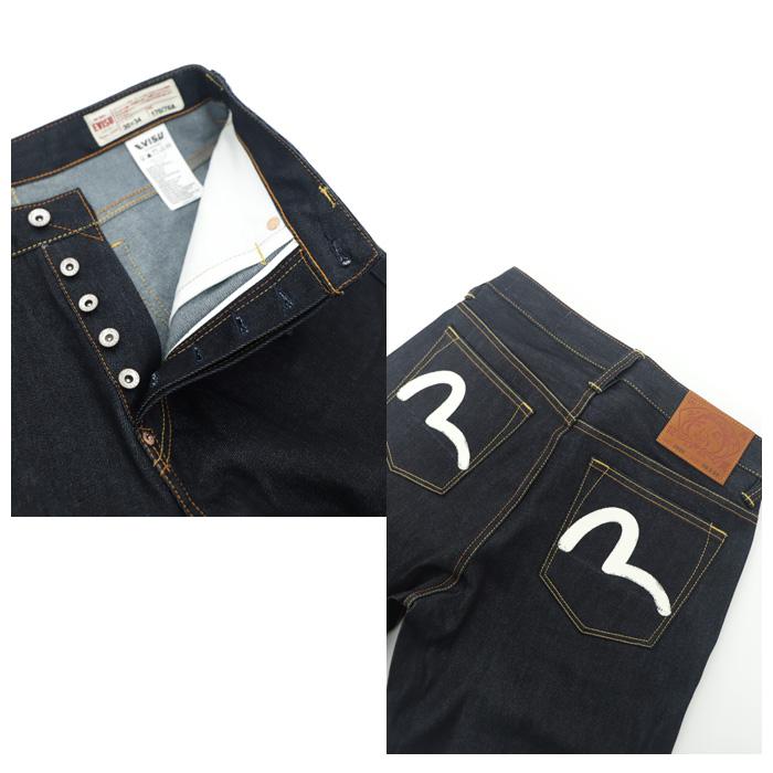 EVISU（エヴィス） HT, White Seagull Printed Pocket Jeans