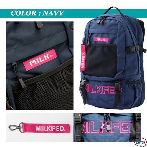 MILKFED.（ミルクフェド） 【定番】 リュック MILKFED. NEO EMBROIDERY