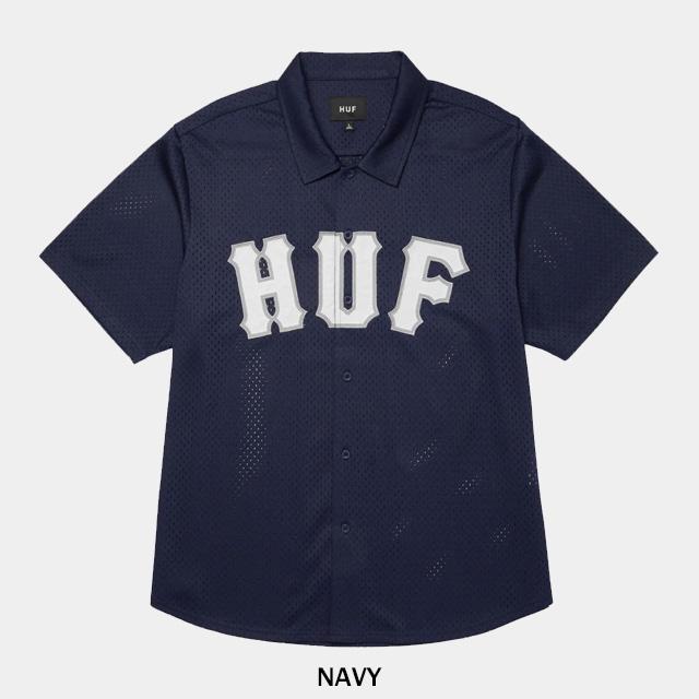 HUF（ハフ） セール ARCH MESH BUTTON UP BU00237SP25 アーチメッシュ