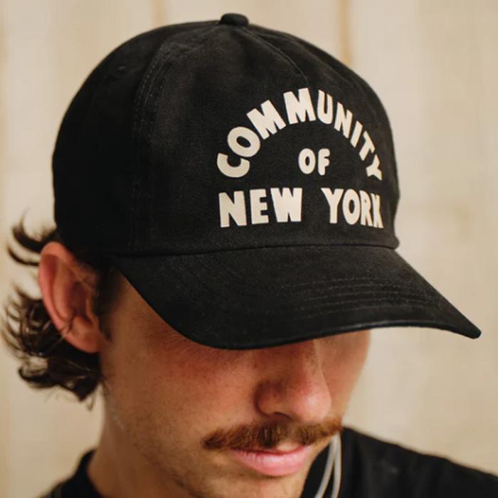 OnlyNY 黒ジェットキャップ USA製 シティーボーイ OnlyNY 黒ジェット