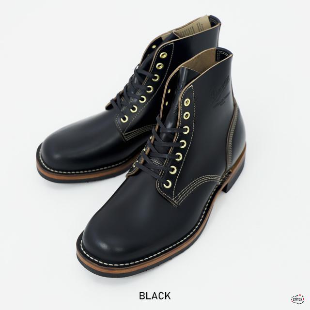 【美品】Danner ダナー OCONT オカント レザーブーツ D-1803 Danner】 OCONT D-1803(6H(24.5cm) BLACK): Danner｜ダナー