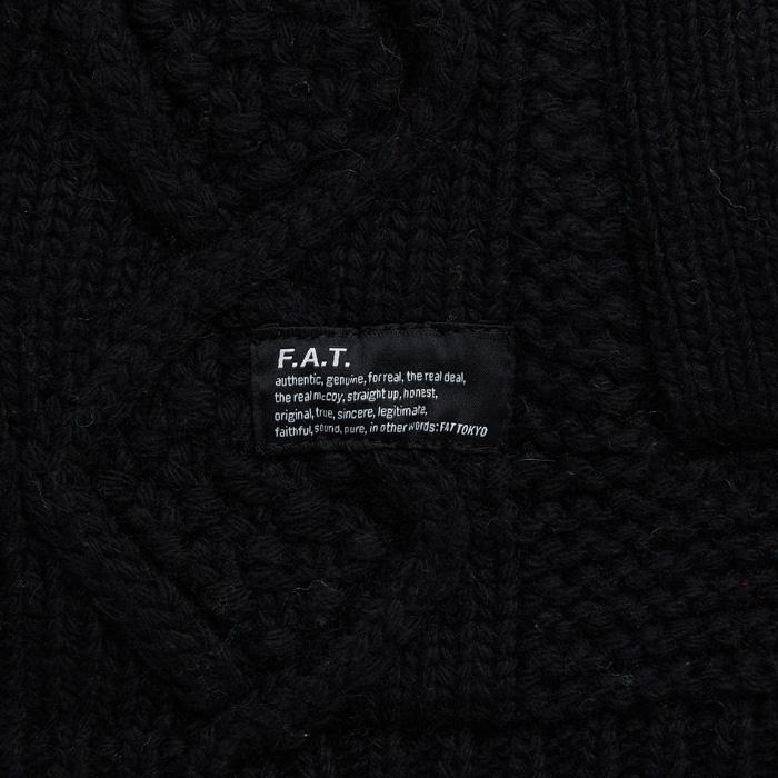 FAT F.A.T. ARANGAN F32520-KN04 BLACK BIGシルエット