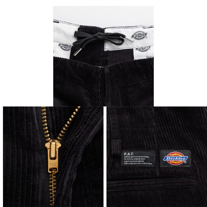 F.A.T. WALLIES F32520-PN20 Dickies×F.A.T. コーデュロイパンツ ワイド エフエイティー デッキーズ  FAT正規取扱店の画像