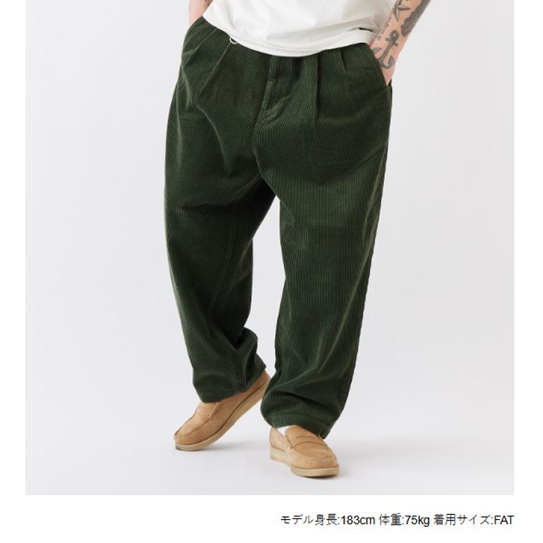 F.A.T. WALLIES F32520-PN20 Dickies×F.A.T. コーデュロイパンツ ワイド エフエイティー デッキーズ  FAT正規取扱店の画像