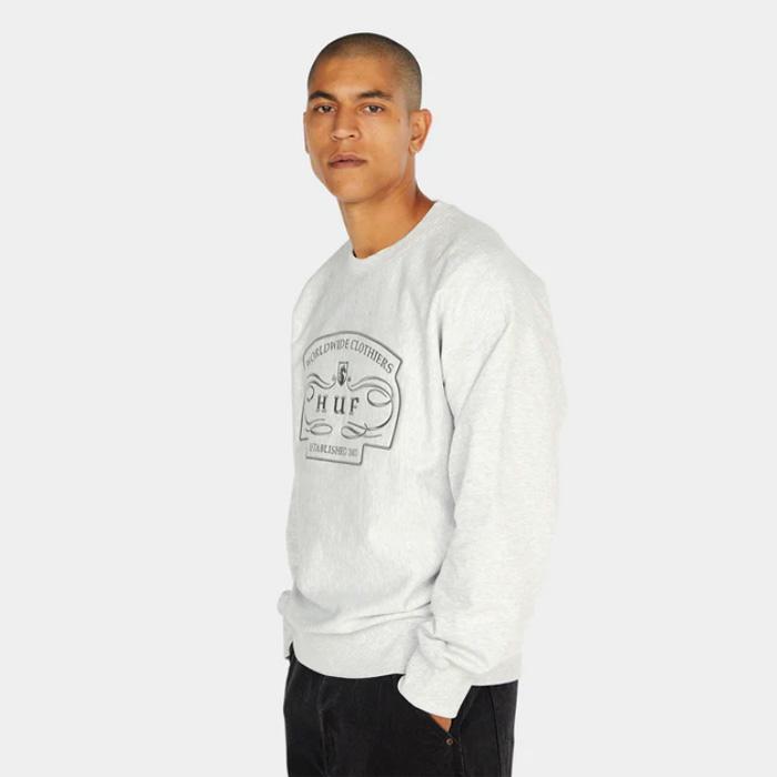 HUF（ハフ） セール WORLDWIDE CLOTHIERS CREWNECK FL00250HO25