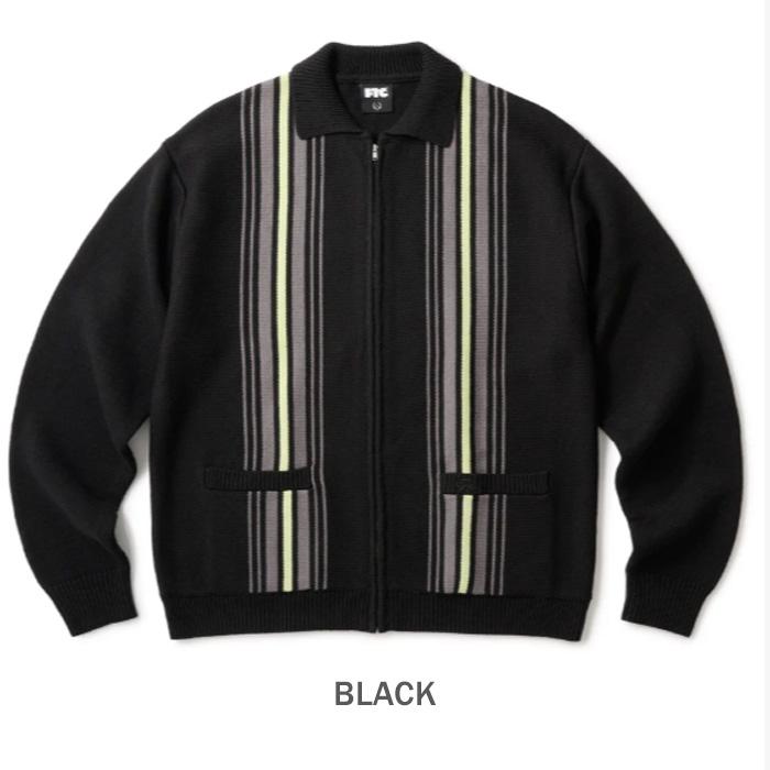 FTC SALE FTC STRIPE ZIP UP KNIT CARDIGAN FTC025AWSW12 ストライプ