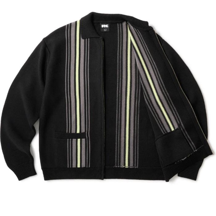 【本日限定】FTC カーディガン【超美品】定価29800 FTC SALE FTC STRIPE ZIP UP KNIT CARDIGAN FTC025AWSW12 ストライプ