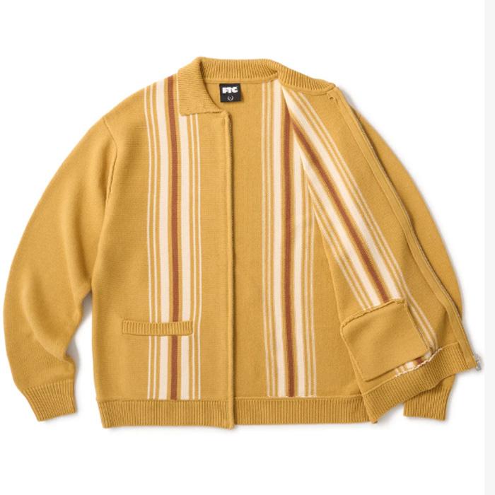 FTC SALE FTC STRIPE ZIP UP KNIT CARDIGAN FTC025AWSW12 ストライプ