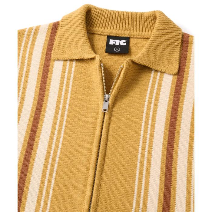 FTC SALE FTC STRIPE ZIP UP KNIT CARDIGAN FTC025AWSW12 ストライプ