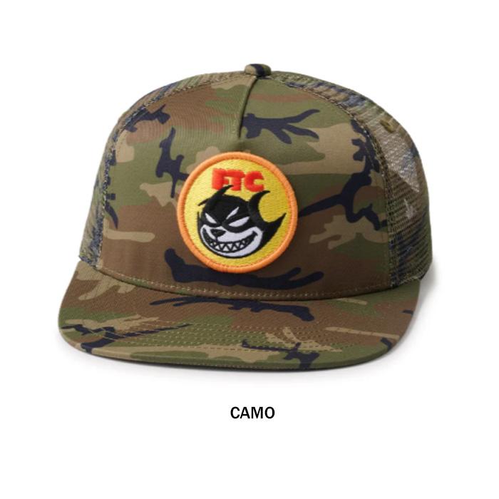 FTC CORDURAファブリック ファー付き帽子 ブラック FTC HELLCAT MESH BACK 5 PANEL FTC025SUMH05 ヘルキャット