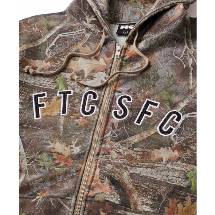 FTC ジップパーカー FTC FTC ARC LOGO ZIP UP HOODY FTC026SPSW04 ロゴ ジップアップ