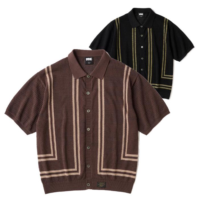 FTC FTC INTARSIA KNIT SHIRT FTC026SUMSH06 インターシャニットシャツ