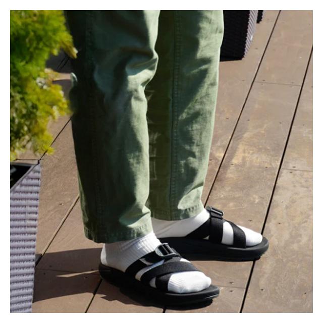 CHACO（チャコ） MENS CUSHZ SLIDE BLACK JCH110013Z(12366184) メンズ