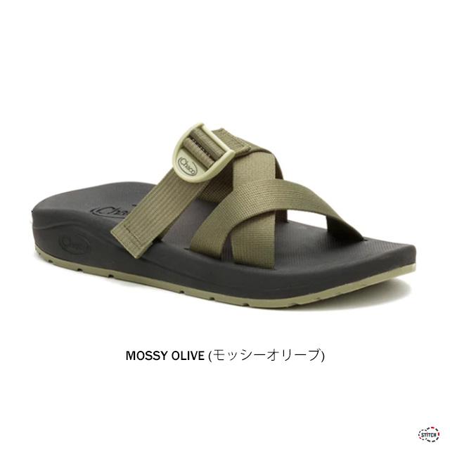 CHACO（チャコ） MENS CUSHZ SLIDE MOSSY OLIVE JCH110021Z (12366184
