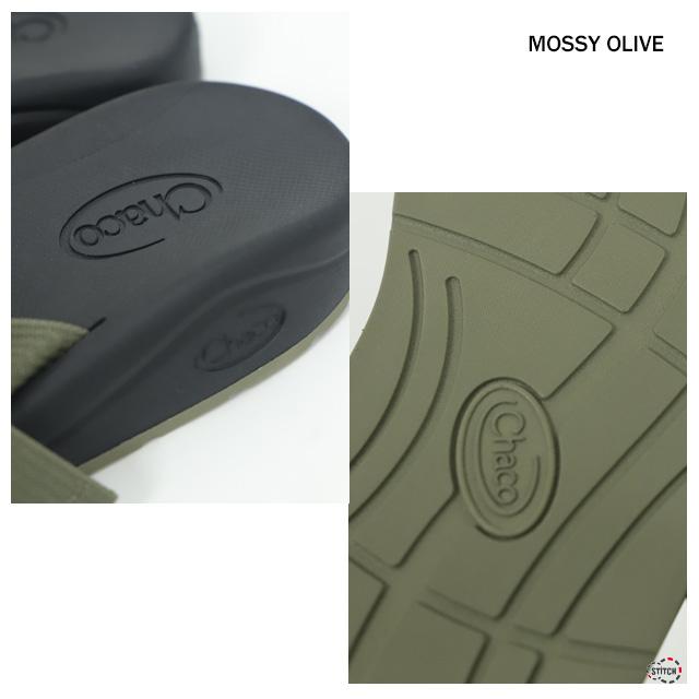 CHACO（チャコ） MENS CUSHZ SLIDE MOSSY OLIVE JCH110021Z (12366184