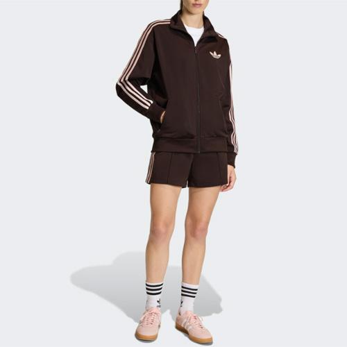 25SS アディダス オリジナルス ファイヤーバード ダークブラウン Lサイズ アディダス FB TT VELOUR / ファイヤーバード トラックトップ ベロア