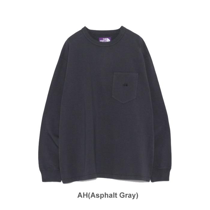 パープルレーベル　ポケットTシャツ　N25FT063　ブラック　M　新品③ THE NORTH FACE PURPLE LABEL 8oz Field Long Sleeve Pocket Tee