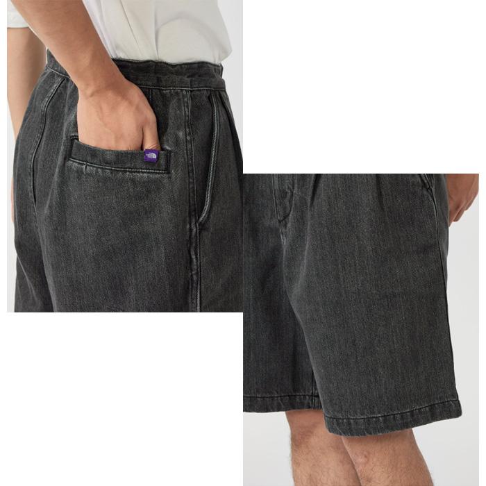 THE NORTH FACE PURPLE LABEL Denim Tuck Field Shorts N26SD075