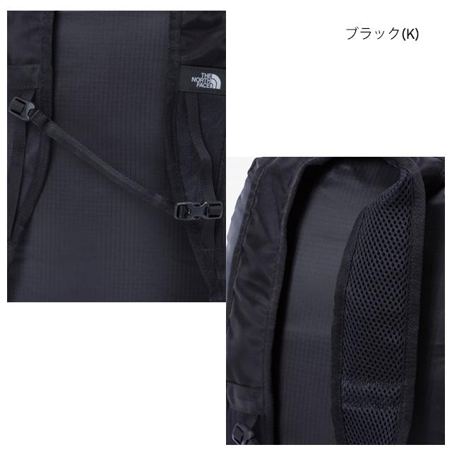 THE NORTH FACE MAYFLY PACK 22 NM62376 メイフライパック22 黒 グレー リュックサック コンパクト 軽量 サブバッグ 旅行 ザ・ノース・フェイス 正規取扱店 | THE NORTH FACE | 06