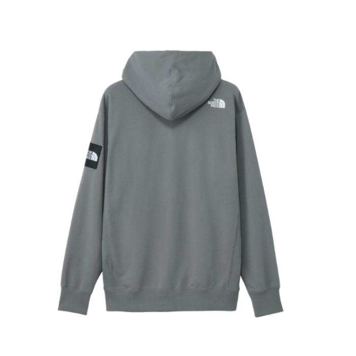 超美品！　ノースフェイス フルジップ パーカー　グレー　Lサイズ 刺繍　ロゴ THE NORTH FACE（ザ ノースフェイス） SQUARE LOGO FULLZIP NT12335