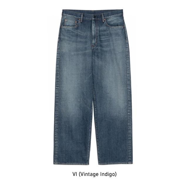 nanamica ナナミカ Selvage Denim Pants S25SC084 セルビッチデニムパンツ ワイドストレート メンズ 正規取扱店の画像