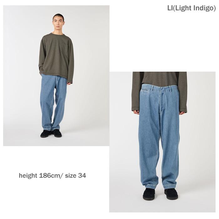 nanamica（ナナミカ） Wide Denim Pants S25SC086 ワイドデニムパンツ