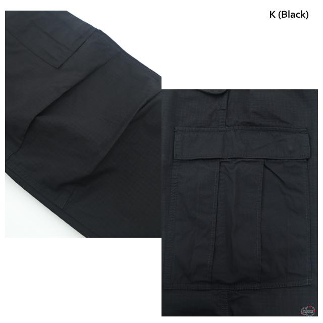 nanamica ナナミカ カーゴパンツ ワークパンツ W32 黒 ブラック