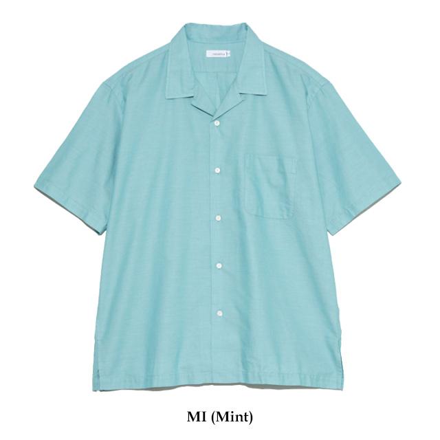 新品 nanamica オープンカラー パナマ シャツ (XLサイズ)日本製 Ⓗ nanamica（ナナミカ） セール Open Collar Panama S/S Shirt S25SG119