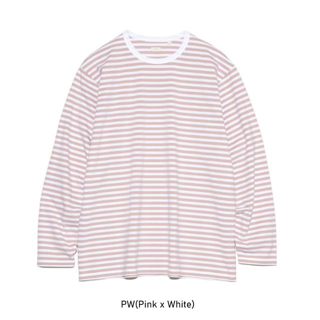nanamica ストライプ 長袖シャツ XL nanamica（ナナミカ） セール COOLMAX Stripe Jersey L/S Tee S25SH119