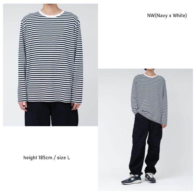 nanamica（ナナミカ） セール COOLMAX Stripe Jersey L/S Tee S25SH119