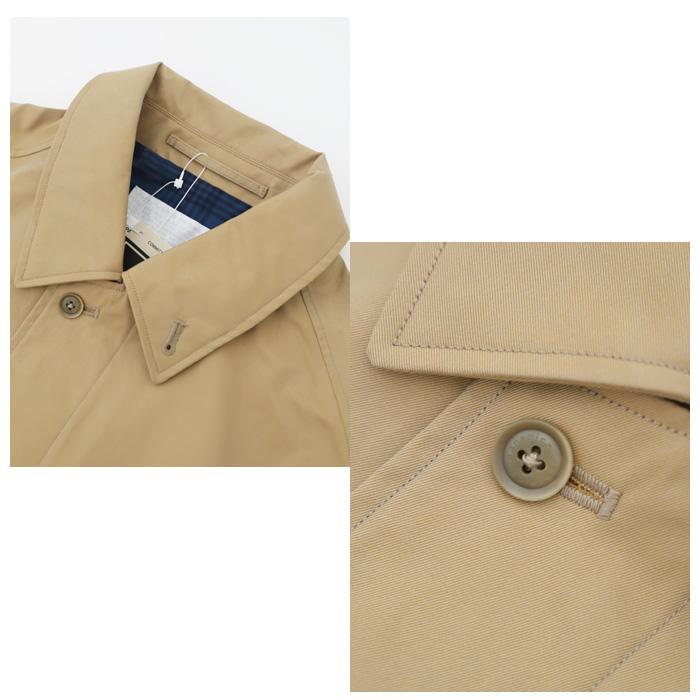 nanamica ナナミカ 2L Cotton GORE・TEX Balmacaan Coat S26SB090 2Lコットンゴアテックスバルマカンコート ステンカラー メンズ 正規取扱店の画像