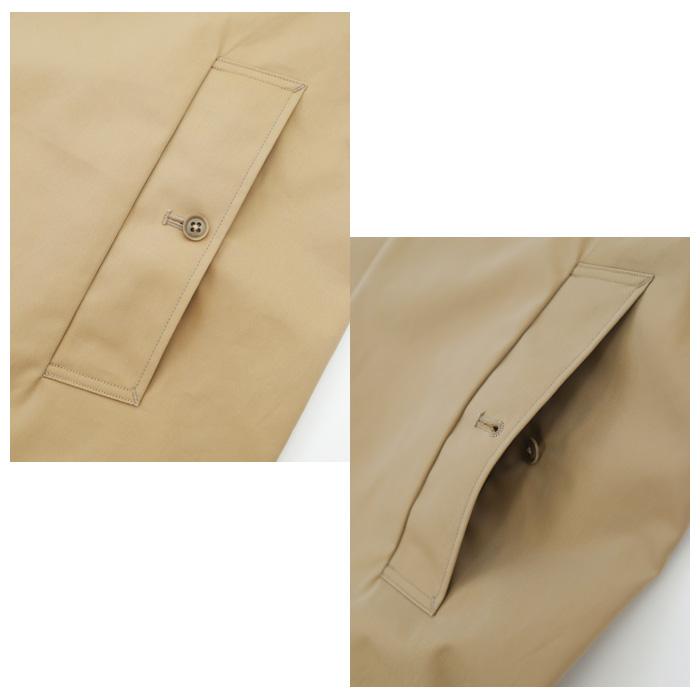 nanamica ナナミカ 2L Cotton GORE・TEX Balmacaan Coat S26SB090 2Lコットンゴアテックスバルマカンコート ステンカラー メンズ 正規取扱店の画像