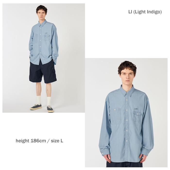 nanamica（ナナミカ） Regular Collar Chambray Shirt S26SG011