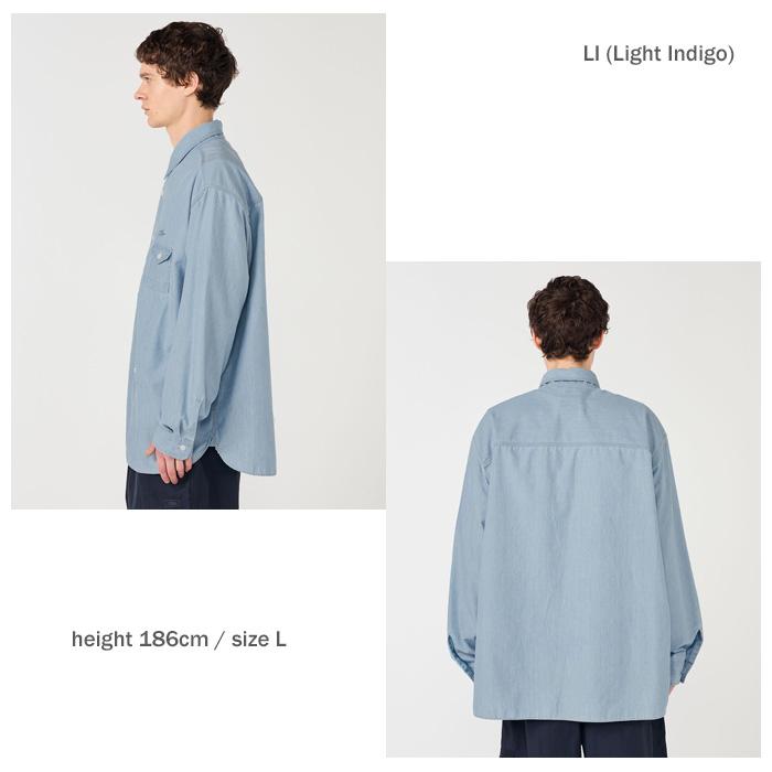 nanamica（ナナミカ） Regular Collar Chambray Shirt S26SG011