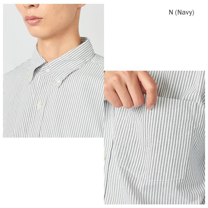 nanamica（ナナミカ） Button Down Stripe Wind Shirt S26SG080 ボタン