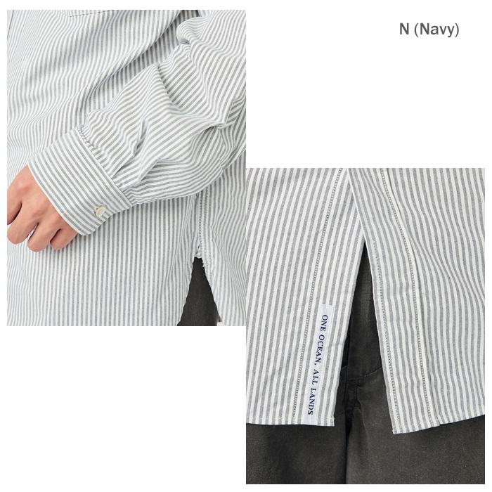 nanamica（ナナミカ） Button Down Stripe Wind Shirt S26SG080 ボタン