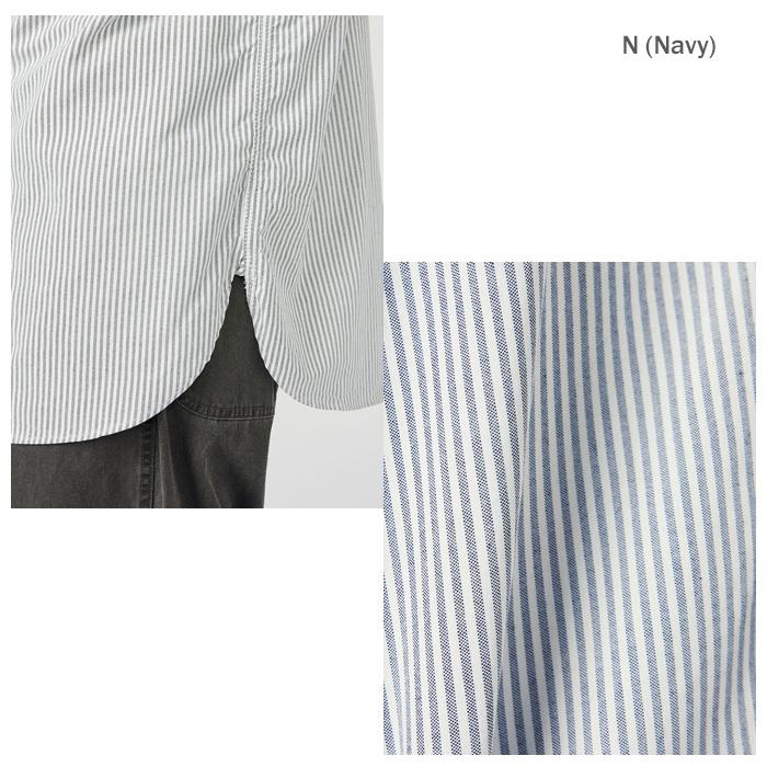 nanamica（ナナミカ） Button Down Stripe Wind Shirt S26SG080 ボタン
