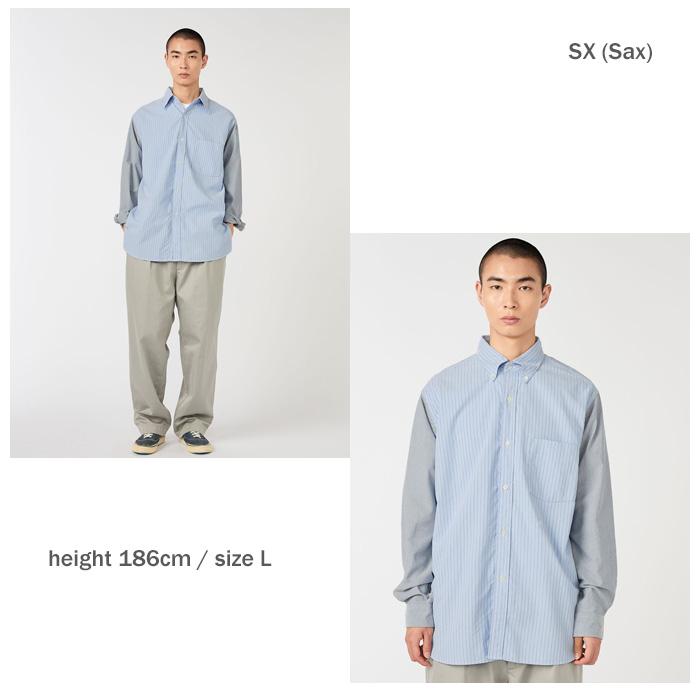 nanamica（ナナミカ） Button Down Stripe Storm Shirt S26SG081