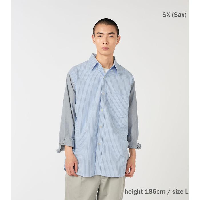 nanamica（ナナミカ） Button Down Stripe Storm Shirt S26SG081