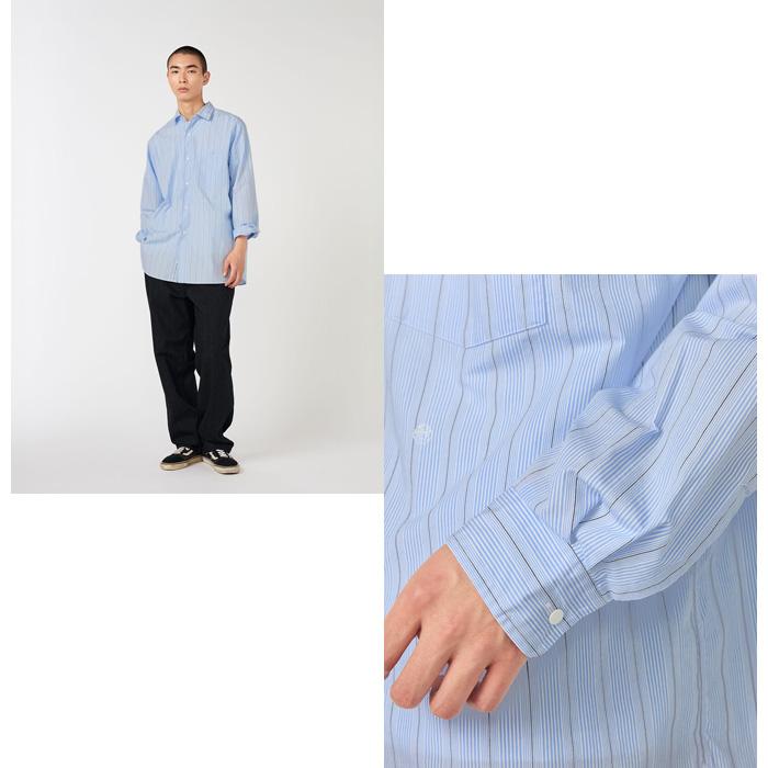 nanamica（ナナミカ） 【mens/womens】 Regular Collar Stripe Wind