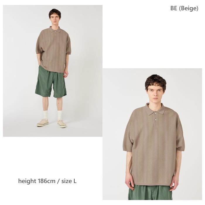 nanamica（ナナミカ） nanamica Knit Polo Sweater (S26SH019) メンズ