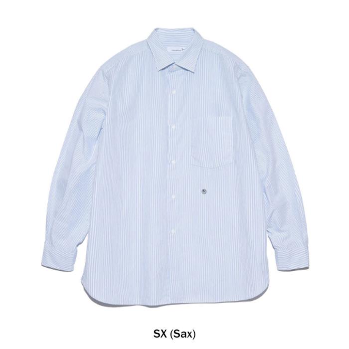 nanamica ナナミカ Regular Collar Stripe Wind Shirt SUGF362