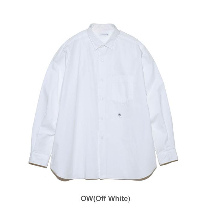 ナナミカ レギュラーカラー 長袖シャツ SUGS400 ホワイト M nanamica（ナナミカ） セール Regular Collar Wind Shirt SUGS400