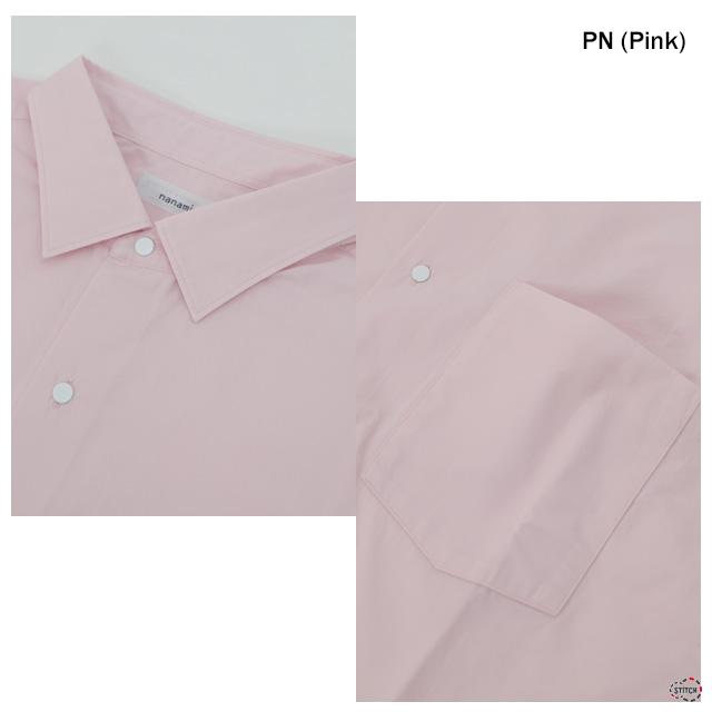 セール nanamica ナナミカ Regular Collar Wind S/S Shirt SUGS405 レギュラーカラーウィンドショートスリーブシャツ メンズの画像