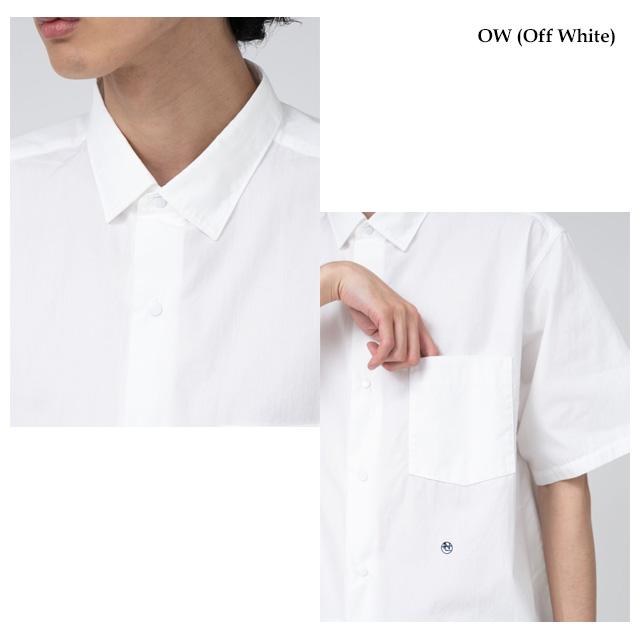 セール nanamica ナナミカ Regular Collar Wind S/S Shirt SUGS405 レギュラーカラーウィンドショートスリーブシャツ メンズの画像