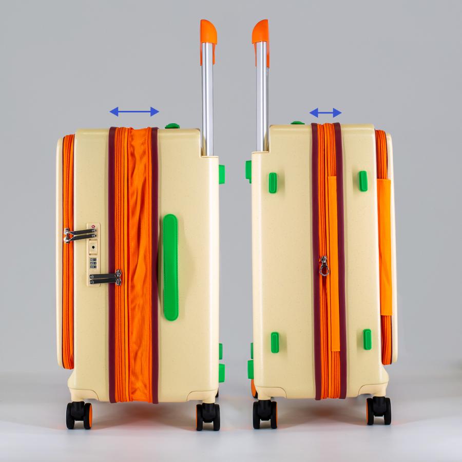 スーツケース ワイドハンドル キャリーケース STYLISHJAPAN 公式 拡張機能付き キャスター ストッパー付き .OUNCE ドッツ dots24 | .OUNCE | 15