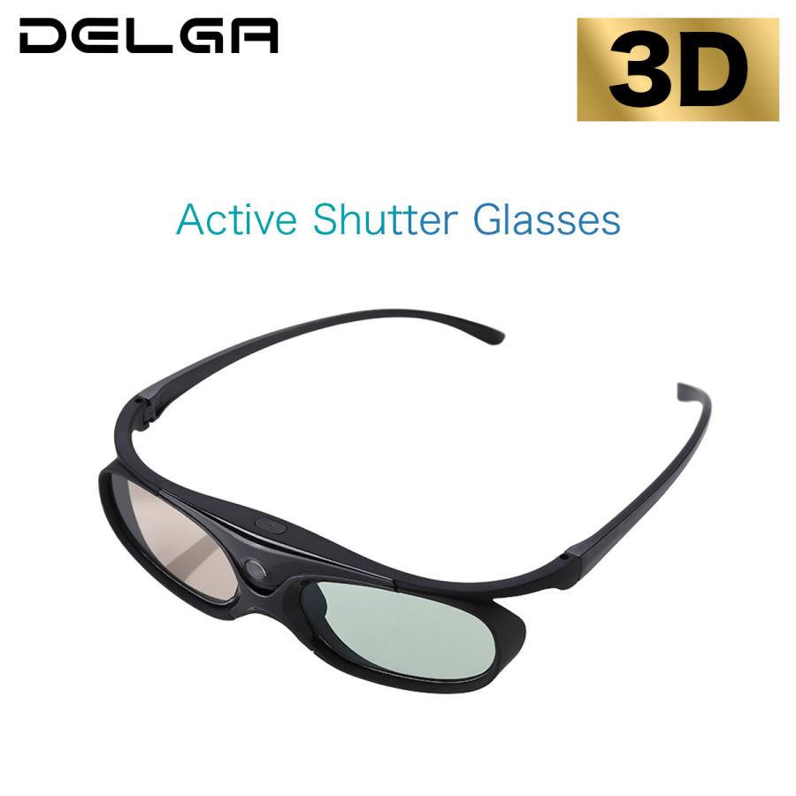 DELGA専用 3Dメガネ DLP アクティブ シャッターグラス 送料無料 