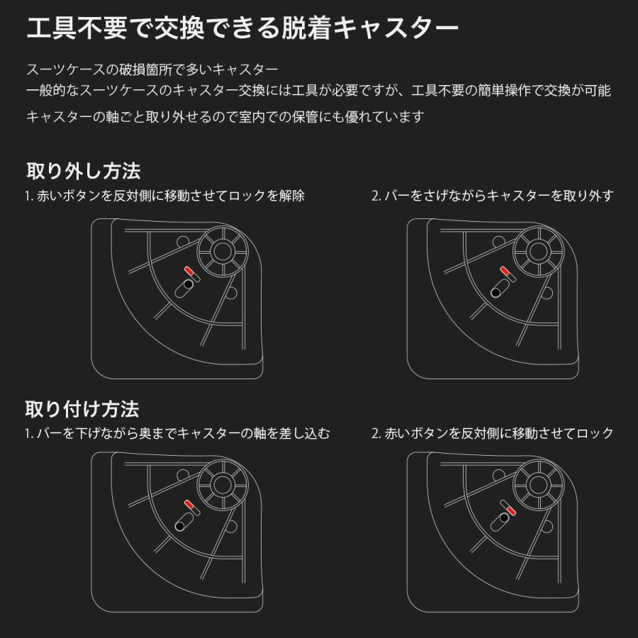 シルバー ストライプ キャリーケース stj_imperial2470s